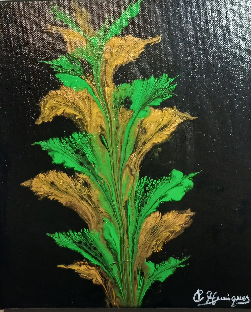 Obra original  - (Floral)