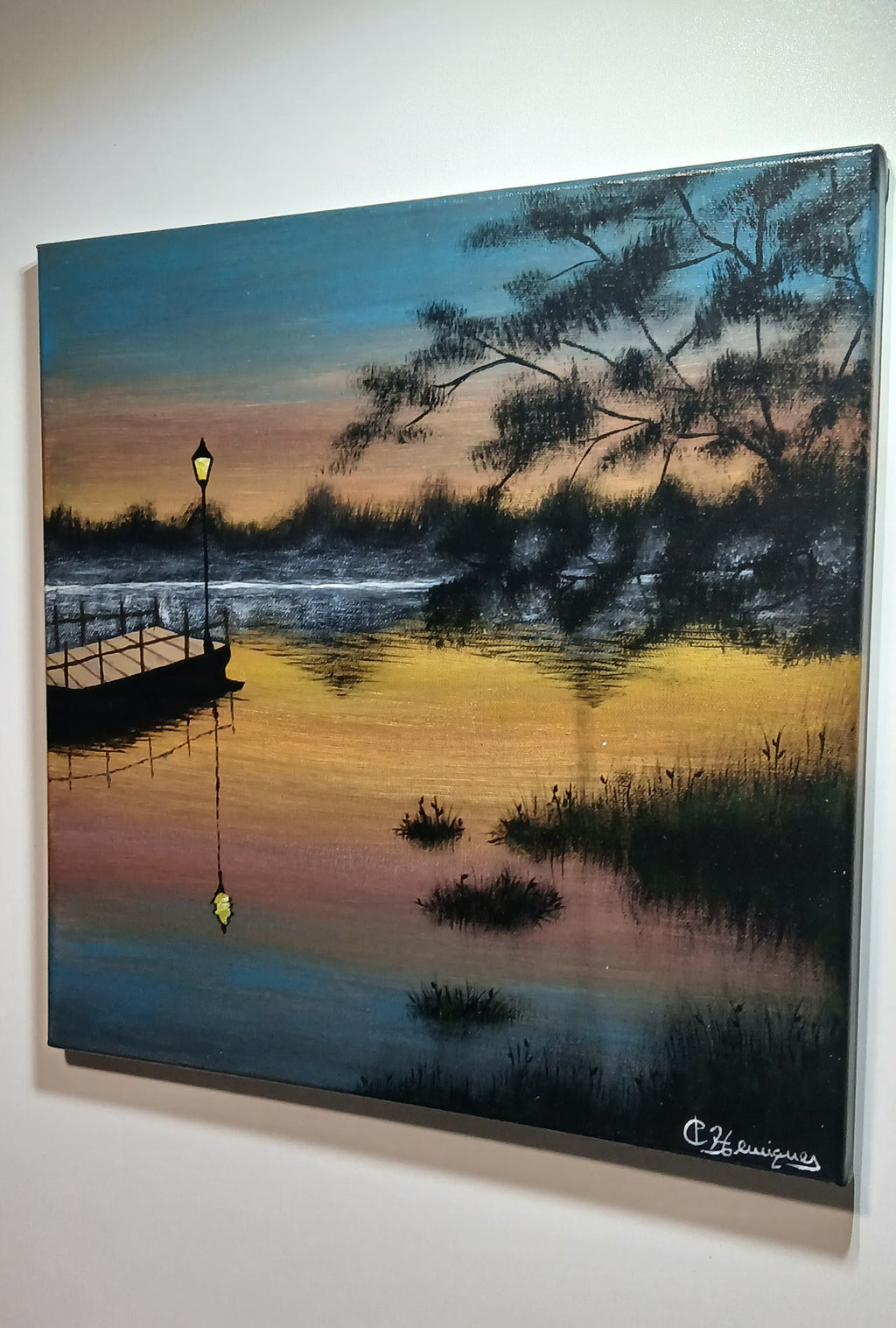 Quadro autoral - Entardecer